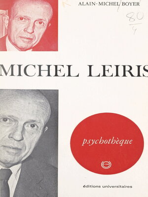cover image of Michel Leiris